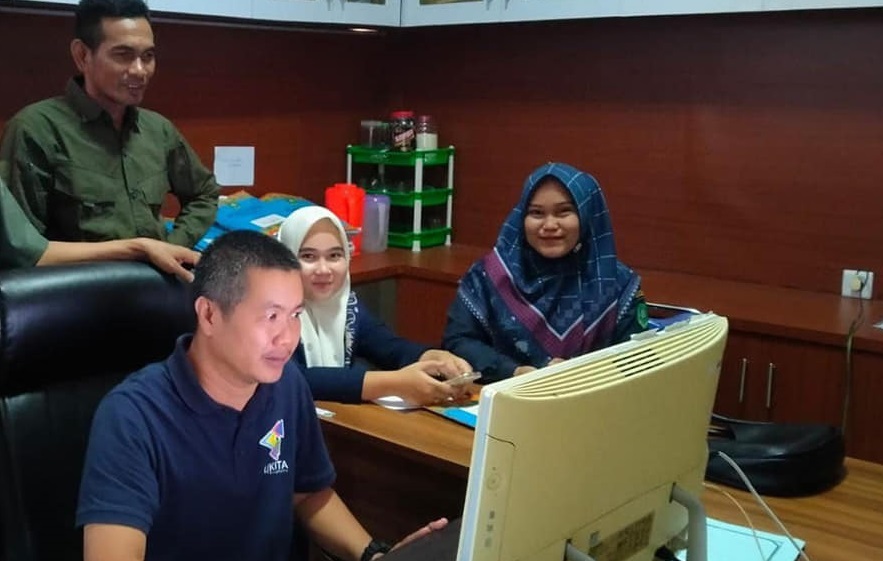 Pendampingan Pengoperasian Aplikasi EPAS Terintegrasi Pada KASI PMD Kecamatan Rupat