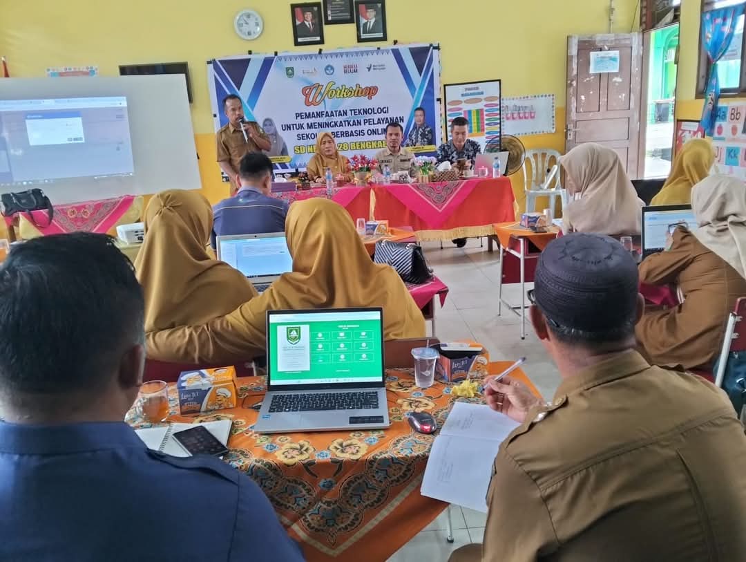 Pendampingan Pengoperasian Website Sekolah Pada SDN 28 Bengkalis